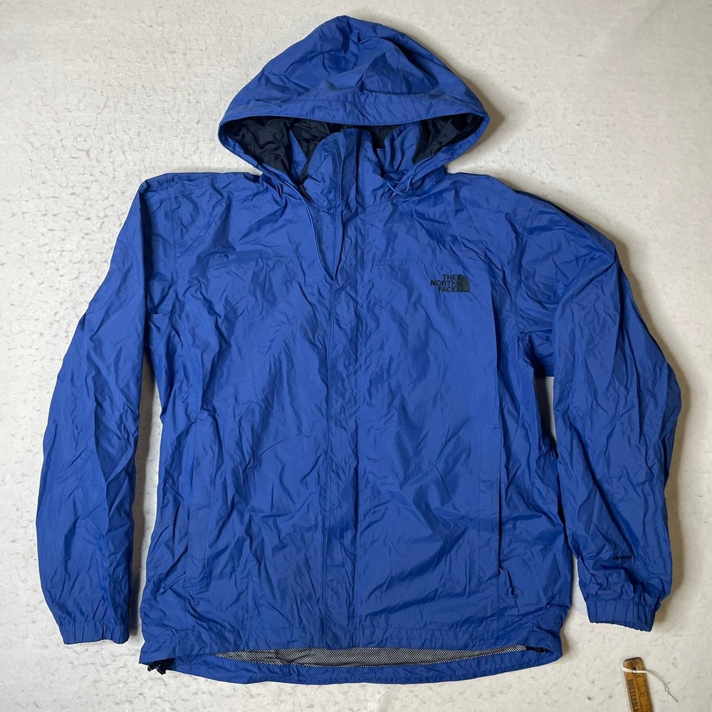 The North Face Blue Hooded Rain Jacket